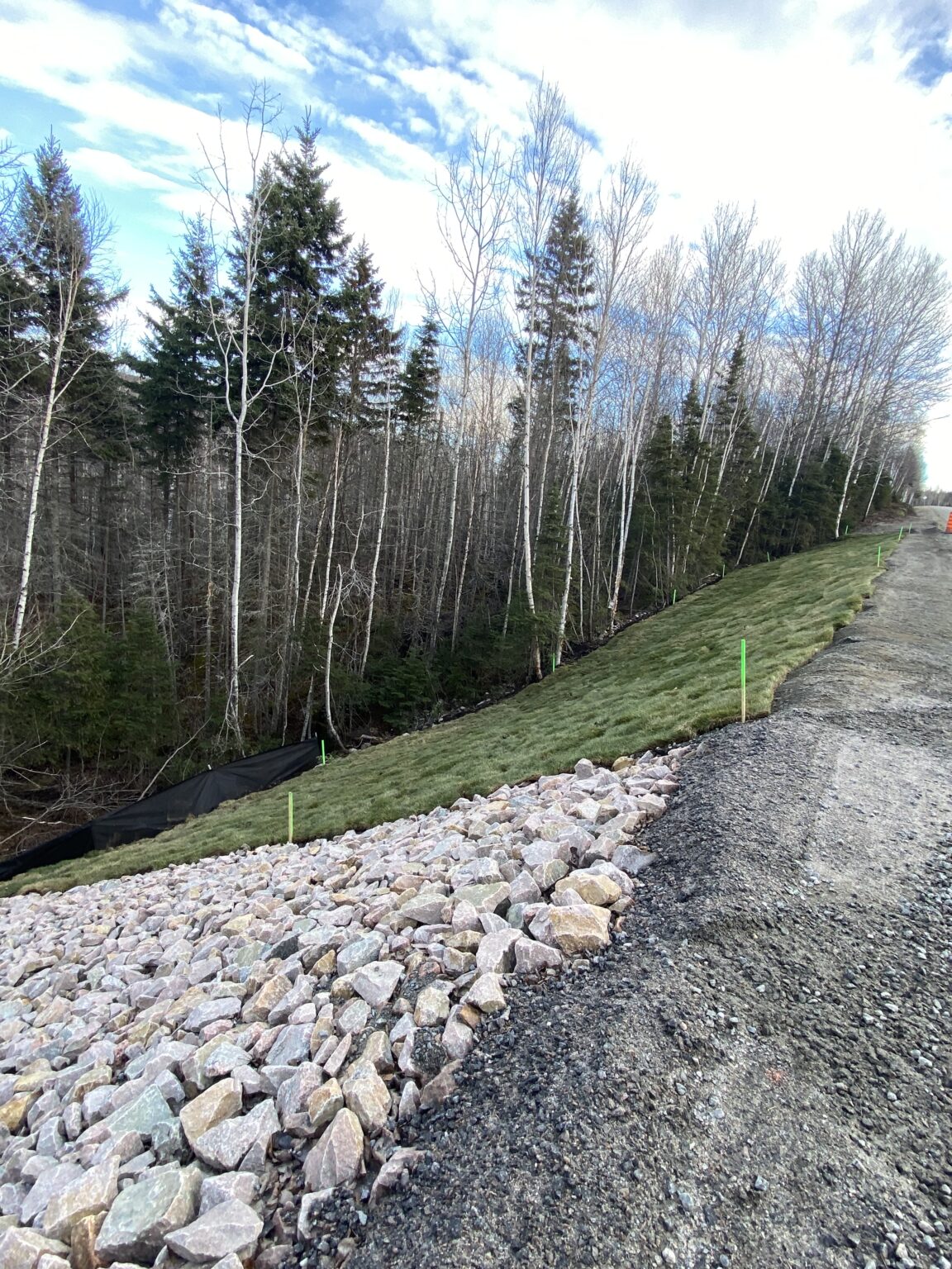 Photo du chantier de remplacement de ponceau route centrale Manic3